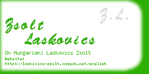 zsolt laskovics business card